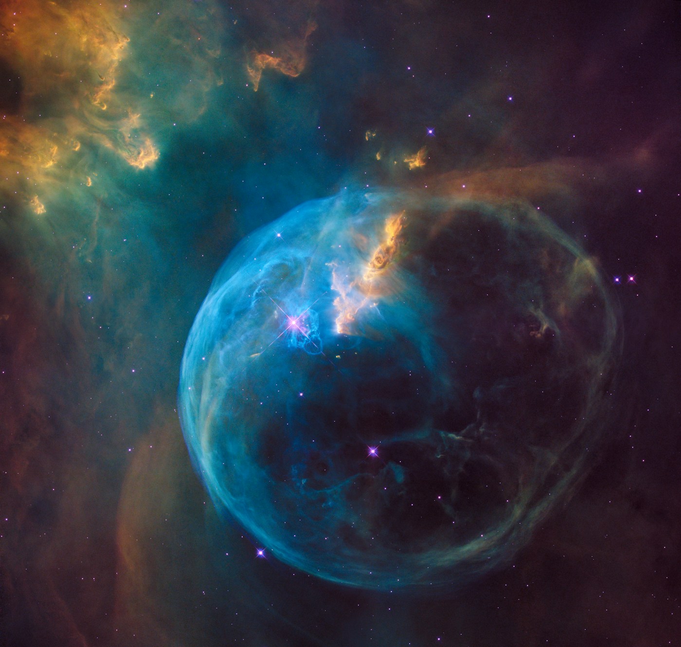 星云与深空，作为幻想世界的视觉灵感